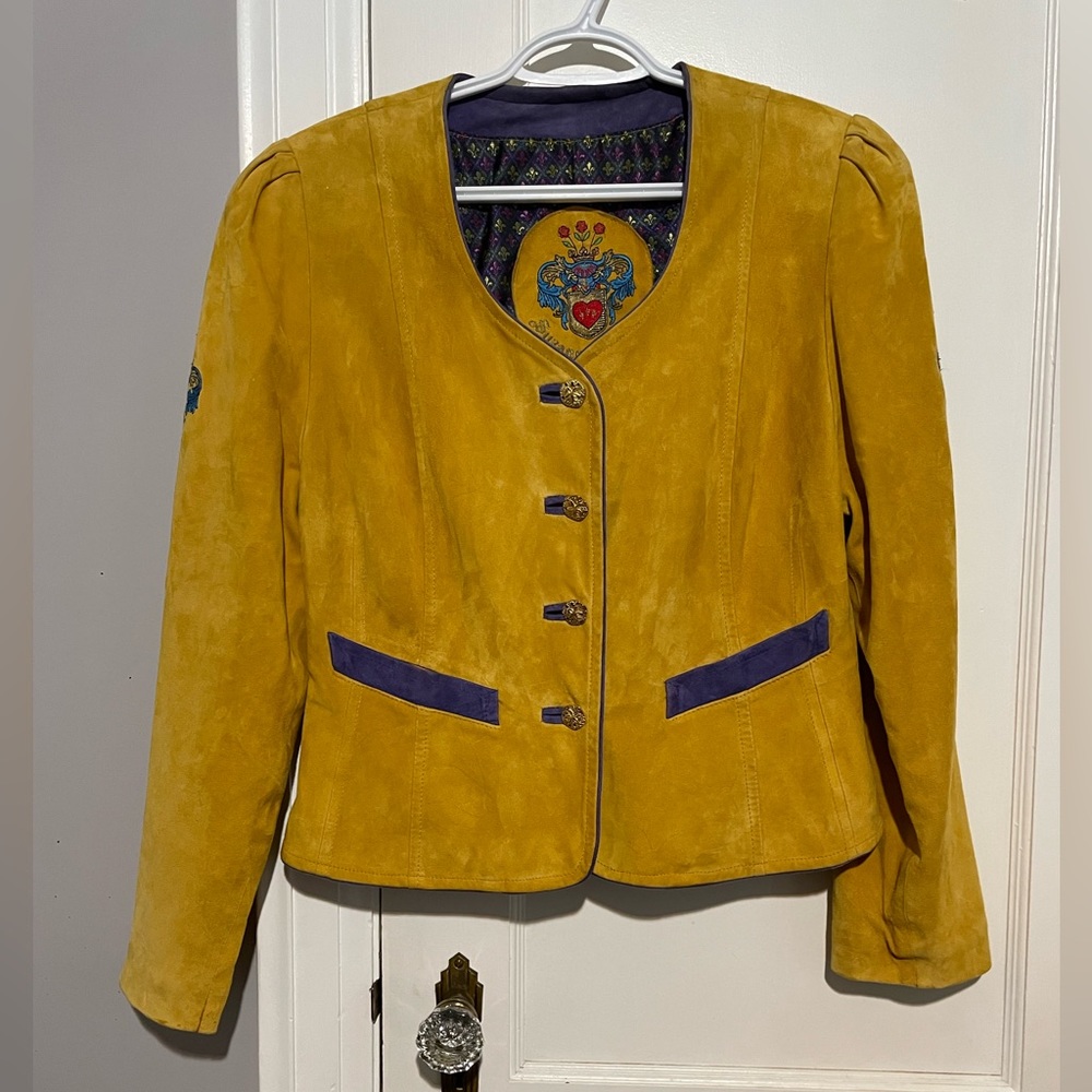 Genuine Leather Vintage jacket. Size 8